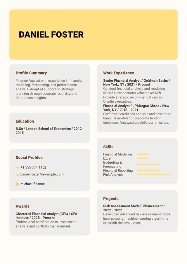 edge resume template
